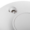 Close up of the sounder on a fireangel mains powered optical smoke alarm alkaline battery backup