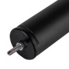 Close-up angled view of a black astra 3003 series concealed fire door closer showing a bolt and cylindrical body