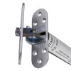 Close up of a hinge component from the astra 3003 series concealed fire door closers
