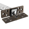 Close-up image of the Fcast4003Bzs Astra 4003 Series Concealed Fire Door Closer with bronze square front plate and metal hinge mechanism