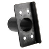 Close-up of black component in the Fcast9002 Astra Installation Kit Guide showing holes and rectangular plate