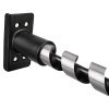 Close-up of the black metal part of Fcast9002 Astra Installation Kit Inserted showing the mounting plate and curved silver clips