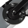 Close up of the freedor smartsound door closer setting disc showing adjustment numbers and screws