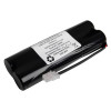 Angled view of a freedor replacement battery pack showing its black casing and white label with connector wire