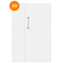 A leaf & half 30 minute fire door primed