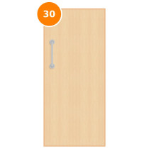 A single 30 minute fire door with maple veneer