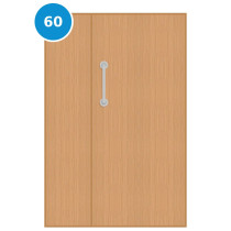A leaf & half 60 minute fire door with oak veneer