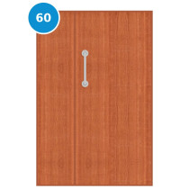 A leaf & half 60 minute fire door with sapele veneer