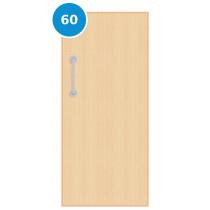 A single 60 minute fire door with maple veneer