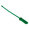 angled green fire door security tamper seal with number code visible on the tag part of a 10 pack single