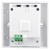 Back view of the Fhnth Firehawk Mains Powered Test Hush Base showing connection terminals and mounting screws