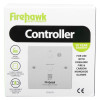 White boxed Fhnth Firehawk Mains Powered Test Hush Base Box with product details and branding on front