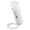 Side view of the Firehawk CO7B 10-year carbon monoxide alarm with stand