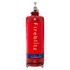 p2 fireblitz 2kg automatic powder extinguisher shown from the front on a white background