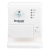 White Fifh800Hia Firehawk Hard Hearing Alarm front view showing power, fault, fire, CO indicators and test button