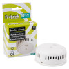 firehawk optical smoke alarm shown with its packaging box on a white background