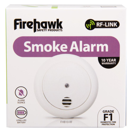 Firehawk FHB10-RF Sealed Lithium Battery Smoke Alarm with RF-LINK