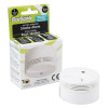 firehawk compact optical smoke alarm shown next to its packaging box