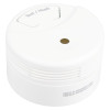White Fifhb155 Firehawk Fhb155 Midi Smoke Alarm angled showing vented sides and test button