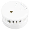 angled view of Fifhb160 Firehawk Fhb160 Midi Smoke Alarm showing white casing and test/hush button