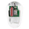 Inside view of the Fifhco10Rf Firehawk Co10Rf Carbon Monoxide Alarm Base showing battery and circuit board components