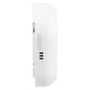 Side view of Fifhco10Rf Firehawk Co10Rf Carbon Monoxide Alarm showing vents and curved white casing