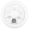 White Fifhh10 Firehawk Fhh10 heat alarm showing front view with circular design and vented centre