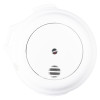 Close-up of the Firehawk Mains Replacement Alkaline Battery Smoke Alarm Box showing the front side details