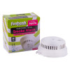 firehawk mains optical smoke alarm sealed self charging lithium battery backup with packaging box