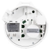 Back view of Fifhn450Rb Firehawk Fnh450Rb mains sealed lithium battery heat alarm showing battery compartment and labels