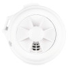 White Fifhn450Rb Firehawk Fnh450Rb mains sealed lithium battery heat alarm front view showing vents and central sensor cover