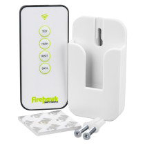 Remote control, wall mount, screws, and adhesive for Fifhn600Ir Firehawk 600 Remote Control Contents