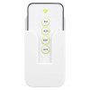 White Fifhn600Ir Firehawk 600 remote control front holder showing the front with visible buttons labeled Test Hush Reset Data