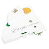 White angled Fifhn600Rf Firehawk Rf Module showing RF-LINK label and Link/Reset button close-up view