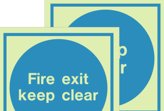 Fire Exit Door Signs