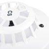 Closeup of Flap65H90 Apollo Series 65 Class Cs 90C Static Heat Detector showing sensor and plastic casing design