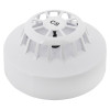 apollo series 65 cs high temperature heat detector with flap65b base shown at an angled view against a plain background
