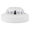 Side view of the apollo series 65 cs high temperature heat detector showing the vented design and central sensor element