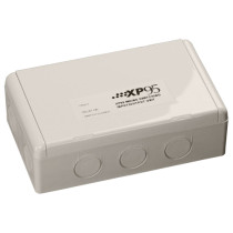 angled view of the apollo xp95 mains switching input/output unit