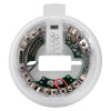 Front view of apollo xp95 discovery series short circuit isolator base showing circular design with electronic components and connectors