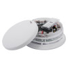 apollo x95 sounder beacon base with isolator with flapwhc cover separated to show internal components and cover removed
