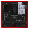 back view of the apollo x95 manual call point showing labels and mounting details