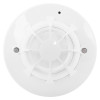 Front view of the apollo xp95 multi sensor detector showing its circular design and central sensor area