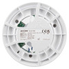 Back view of alarmsense sounder base showing label and internal components