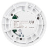 alarmsense combined sounder beacon base showing the back with mounting details and product label visible