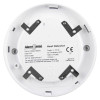 Back view of Flash55 Apollo Alarmsense 55 Deg Rate Of Rise Heat Detector showing label and mounting brackets