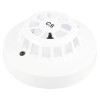 White Flash90 Apollo Alarmsense 90 Deg Fixed Heat Detector shown angled with protective grille and sensor visible