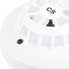 Closeup of the Flash90 Apollo Alarmsense 90 Deg Fixed Heat Detector showing its white plastic casing and sensor details