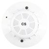 Flash90 Apollo Alarmsense 90 Deg Fixed Heat Detector Front view showing circular white detector with CS marking