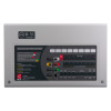 Front view of c tec cfp alarmsense fire alarm panel 2 zone showing buttons and indicator labels
